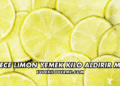 Gece Limon Yemek Kilo Aldırır mı