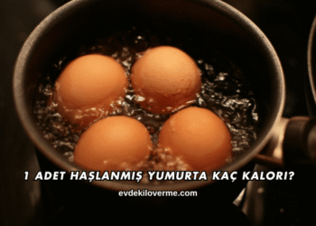 1 Adet Haşlanmış Yumurta Kaç Kalori?