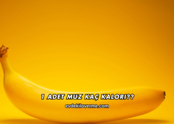 1 Adet Muz Kaç Kalori?