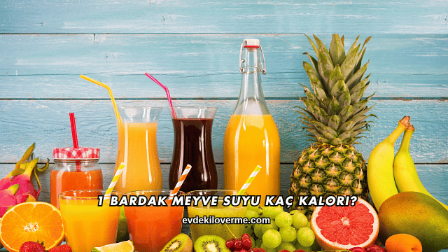 1 Bardak Meyve Suyu Kaç Kalori?