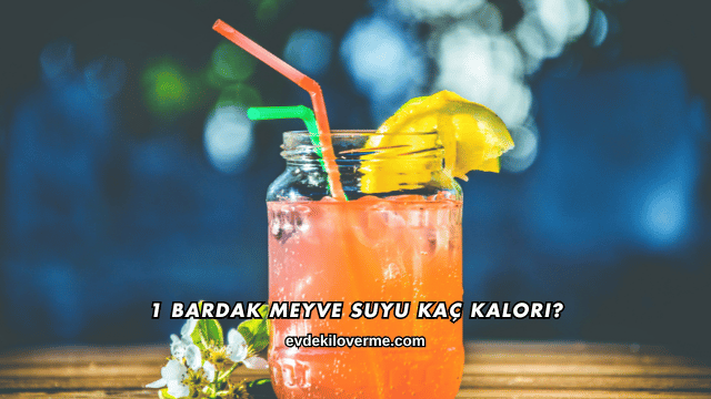 1 Bardak Meyve Suyu Kaç Kalori?