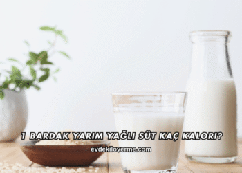 1 Bardak Yarım Yağlı Süt Kaç Kalori?