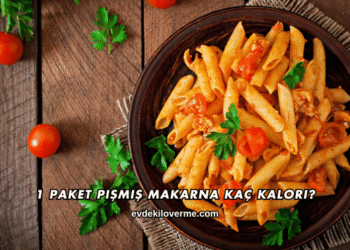1 Paket Pişmiş Makarna Kaç Kalori?