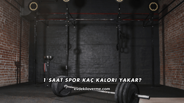 1 Saat Spor Kaç Kalori Yakar?
