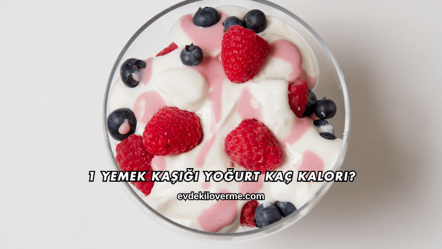 1 Yemek Kaşığı Yoğurt Kaç Kalori?