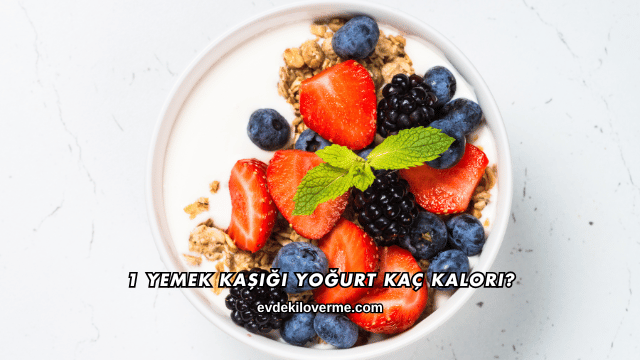 1 Yemek Kaşığı Yoğurt Kaç Kalori?