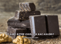 2 Kare Bitter Çikolata Kaç Kalori?