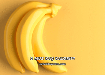 2 Muz Kaç Kalori?