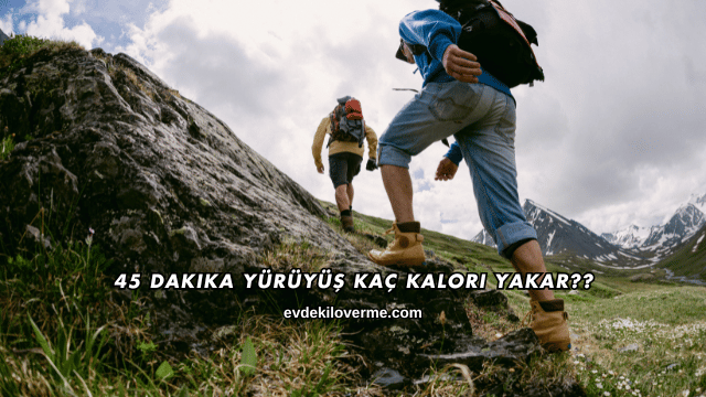 45 Dakika Yürüyüş Kaç Kalori Yakar?