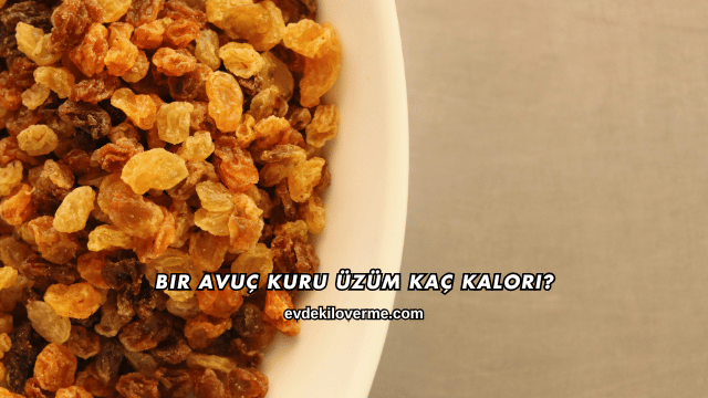 Bir Avuç Kuru Üzüm Kaç Kalori?