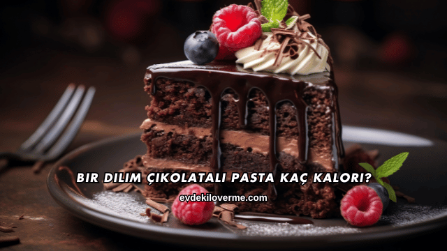 Bir Dilim Çikolatalı Pasta Kaç Kalori?