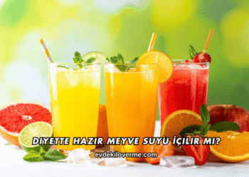 Diyette Hazır Meyve Suyu İçilir mi?