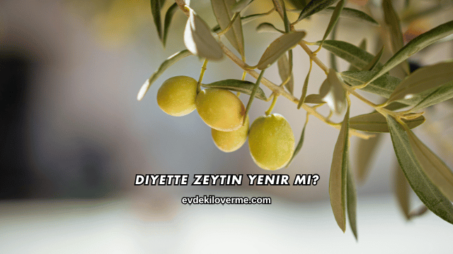 Diyette Zeytin Yenir mi?