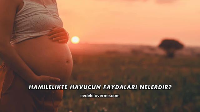 Hamilelikte Havucun Faydaları Nelerdir?