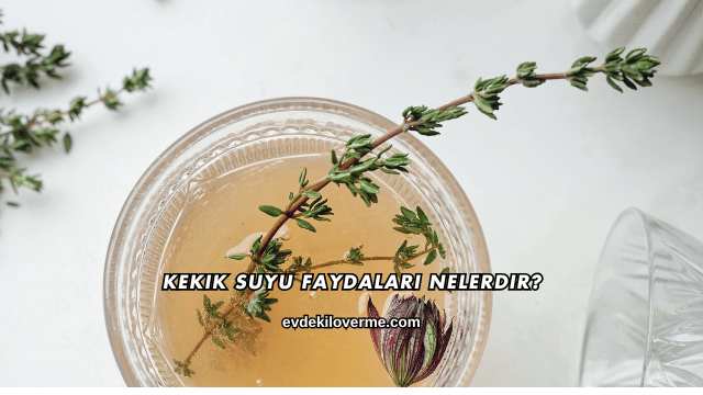 Kekik Suyu Faydaları Nelerdir?