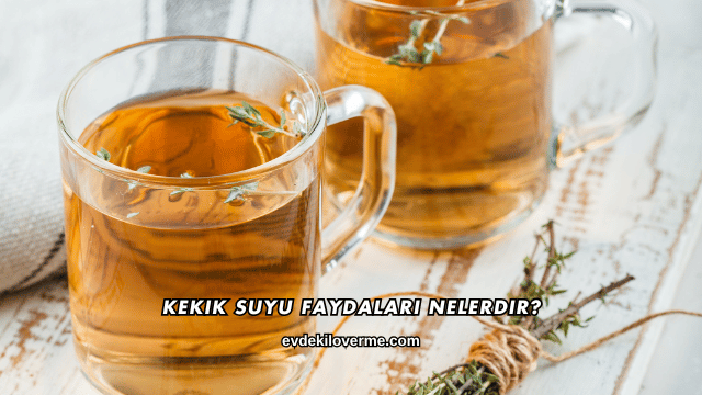 Kekik Suyu Faydaları Nelerdir?