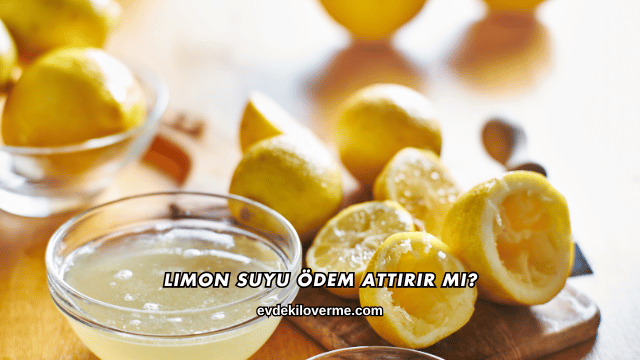 Limon Suyu Ödem Attırır mı?