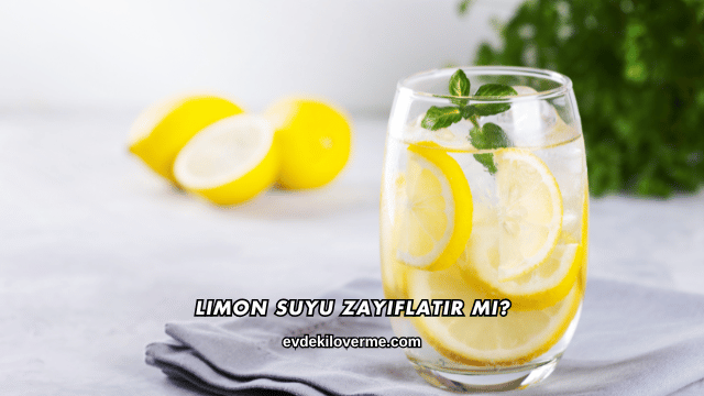 Limon Suyu Zayıflatır mı?