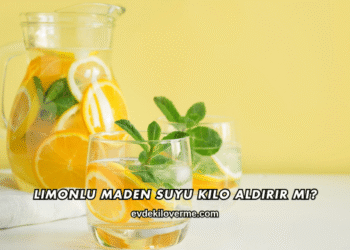 Limonlu Maden Suyu Kilo Aldırır mı?