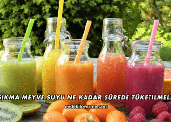Sıkma Meyve Suyu Ne Kadar Sürede Tüketilmeli?